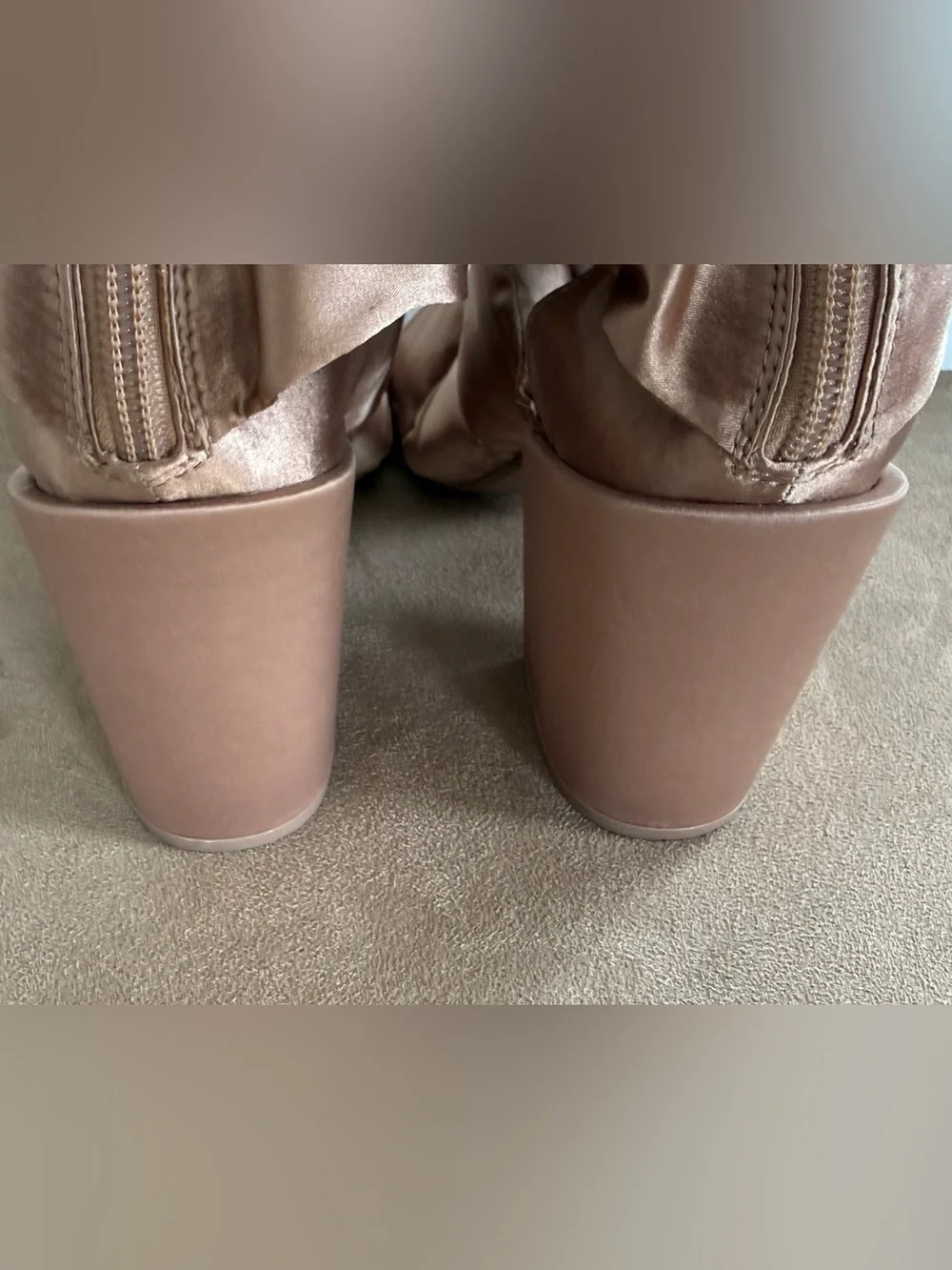 KELSI DAGGER BROOKLYN satin quilt heels